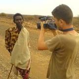 Filming in Africa