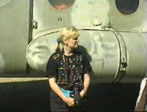 Voss with helicopter